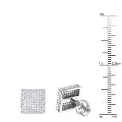 1 Carat Diamond Earrings 14K White Gold Studs -Fashion Accessories Shop 1 carat diamond earrings 14k gold p 47937 rulerwh