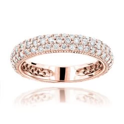 1 Carat Diamond Wedding Band For Women 14K White Gold 10 1 Carat Diamond Wedding Band For Women 14K White Gold -Fashion Accessories Shop 1 carat diamond wedding band for women in 14k gold ro