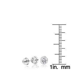 1 Ct. Diamond Stud Earrings Bezel Set Round Cut -Fashion Accessories Shop 1 ct diamond stud earrings bezel set round cut p 5660 rulerwh