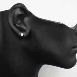 1 Single Round Diamond Stud Earring 0.25ct 14K White Gold -Fashion Accessories Shop 1 single round diamond stud earring 025ct 14k gold p 50011bod