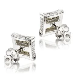 10K White Gold Canary Yellow Diamond Stud Earrings 0.6ct -Fashion Accessories Shop 10k gold canary yellow diamond stud earrings 069ct p 84 backwh