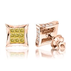 10K White Gold Canary Yellow Diamond Stud Earrings 0.6ct -Fashion Accessories Shop 10k gold canary yellow diamond stud earrings 069ct p 84 ro