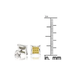 10K White Gold Canary Yellow Diamond Stud Earrings 0.6ct -Fashion Accessories Shop 10k gold canary yellow diamond stud earrings 069ct p 84 rulerwh