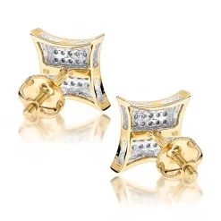10K White Gold Round Diamond Kite Stud Earrings 0.18ct 11 10K White Gold Round Diamond Kite Stud Earrings 0.18ct -Fashion Accessories Shop 10k gold round diamond kite stud earrings 018ct p 47959 backye