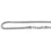 Men's Solid 10K White Gold Franco Chain 26in-40in., 3mm