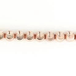 Men's 10K Yellow Gold Moon Cut Ball Chain 5mm 22-40in -Fashion Accessories Shop 10k rose gold moon cut chain 6mm 22 40in 4