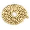 10K Yellow Gold Moon Cut Bead Chain 3mm; 22-40in -Fashion Accessories Shop 10k yellow gold moon cut bead chain 3mm 22 40in 1