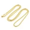 10K Yellow Gold Moon Cut Bead Chain 3mm -Fashion Accessories Shop 10k yellow gold moon cut bead chain 3mm main