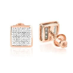 10K Yellow Gold Round Diamond Stud Earrings 6mm 0.18ct -Fashion Accessories Shop 10k yellow gold round diamond stud earrings 018ct p 252 ro