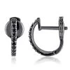 Small 14K Black Plated Gold Black Diamond Hoop Earrings 0.2ct Huggies 2 Small 14K Black Plated Gold Black Diamond Hoop Earrings 0.2ct Huggies -Fashion Accessories Shop 14k black diamond hoop huggie earrings 020ct p 35679