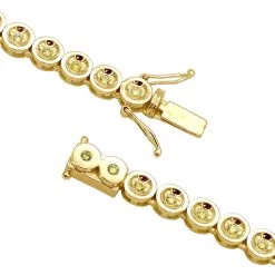 14K Yellow Gold Canary Yellow Diamond Chain For Men Bezel Set Necklace 5.25 Carats -Fashion Accessories Shop 14k canary yellow diamond chain necklace bezel set 525 p 6219 backye