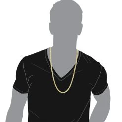 14K Yellow Gold Canary Yellow Diamond Chain For Men Bezel Set Necklace 5.25 Carats -Fashion Accessories Shop 14k canary yellow diamond chain necklace bezel set 525 p 6219 bodye