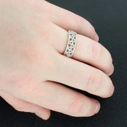 14K Yellow Gold Ladies Diamond Circle Ring 0.33ct -Fashion Accessories Shop 14k diamond circle ring 033ct p 41201bod