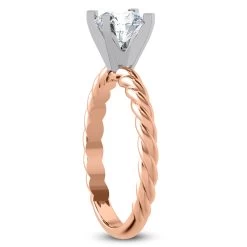 14K White Gold Diamond Engagement Ring Mounting Set 23 14K White Gold Diamond Engagement Ring Mounting Set -Fashion Accessories Shop 14k diamond engagement ring set p 35066 additional rose