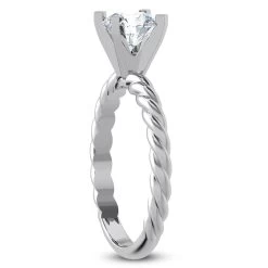 14K White Gold Diamond Engagement Ring Mounting Set 25 14K White Gold Diamond Engagement Ring Mounting Set -Fashion Accessories Shop 14k diamond engagement ring set p 35066 additional white