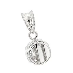 14K White Gold Diamond Flower Pendant 0.50ct -Fashion Accessories Shop 14k diamond flower pendant 060ct p 22547 backwh