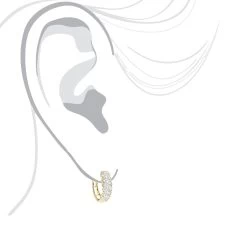 14K Yellow Gold Diamond Hoop Huggie Earrings For Women 0.65ct -Fashion Accessories Shop 14k diamond hoop huggie earrings 065ct p 35720 bodye