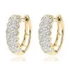 14K Yellow Gold Diamond Hoop Huggie Earrings For Women 0.65ct -Fashion Accessories Shop 14k diamond hoop huggie earrings 065ct p 35720 ye