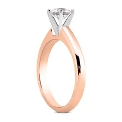 14K White Gold Diamond Solitaire Engagement Ring 0.50ct -Fashion Accessories Shop 14k diamond solitaire engagement ring 050ct p 35129 back rose 20220426