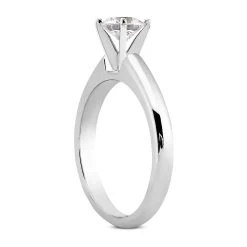 14K White Gold Diamond Solitaire Engagement Ring 0.50ct -Fashion Accessories Shop 14k diamond solitaire engagement ring 050ct p 35129 back white 20220426