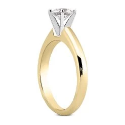 14K White Gold Diamond Solitaire Engagement Ring 0.50ct -Fashion Accessories Shop 14k diamond solitaire engagement ring 050ct p 35129 back yellow 20220420 20220426