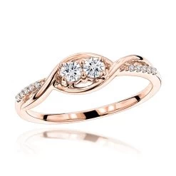 14K White Gold 2 Stone Infinite Love And Friendship Diamond Ring For Women 0.25ct -Fashion Accessories Shop 14k gold 2 stone infinite love and friendship diamond ring for women 025ct ro