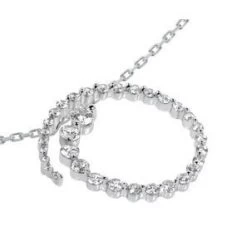 14K White Gold 33 Stone Diamond Journey Necklace 1.50ct -Fashion Accessories Shop 14k gold 33 stone diamond journey necklace 150ct p 28174 additional white