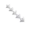 14K White Gold Designer 5 Stone Diamond Journey Pendant 0.25ct -Fashion Accessories Shop 14k gold 5 stone diamond journey pendant 025ct p 28125 wh