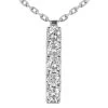 14K White Gold Designer 5 Stone Diamond Journey Pendant 0.75ct -Fashion Accessories Shop 14k gold 5 stone diamond journey pendant 075ct p 28021 white 20220426