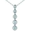 14K White Gold Designer 5 Stone Diamond Journey Pendant 1.50ct -Fashion Accessories Shop 14k gold 5 stone diamond journey pendant 150ct p 28055 white 20220426