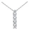 14K White Gold 5 Stone Diamond Journey Pendant 1.50ct -Fashion Accessories Shop 14k gold 5 stone diamond journey pendant 150ct p 28156 white 20220426