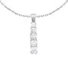 14K White Gold Unique 5 Stone Diamond Journey Pendant 2.50ct -Fashion Accessories Shop 14k gold 5 stone diamond journey pendant 250ct p 28080 white 20220426