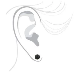 14K Yellow Gold Black Diamond Earrings Prong Set Studs 1.25ct -Fashion Accessories Shop 14k gold black diamond earrings prong set studs 125ct p 6055 bodye