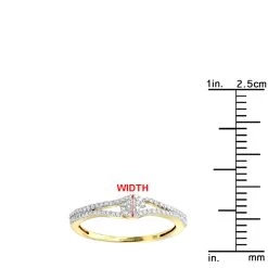 14K White Gold Cluster Diamond Ring For Women 0.31ct -Fashion Accessories Shop 14k gold cluster diamond ring 031ct p 41337 rulerwh