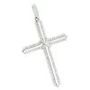 14K White Gold Designer Diamond Cross Pendant 0.42ct -Fashion Accessories Shop 14k gold designer diamond cross pendant 042ct p 6554 wh