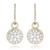 14K Yellow Gold Designer Diamond Earrings 2.04ct Clusters -Fashion Accessories Shop 14k gold designer diamond earrings 204ct clusters ye