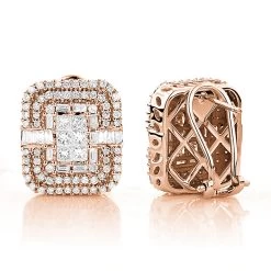 14K White Gold Designer Diamond Earrings Multi-Tier 2.48ct -Fashion Accessories Shop 14k gold designer diamond earrings multi tier 248ct p 6110 ro