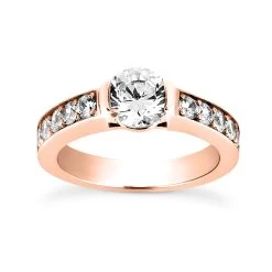 14K White Gold Designer Round Diamond Engagement Ring 0.60ct -Fashion Accessories Shop 14k gold designer diamond engagement ring 060ct p 26451 rose 20220426