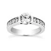 14K White Gold Designer Round Diamond Engagement Ring 0.60ct -Fashion Accessories Shop 14k gold designer diamond engagement ring 060ct p 26451 white 20220426
