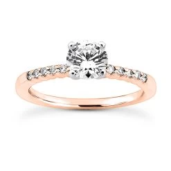 14K White Gold Designer Diamond Engagement Ring 0.60ct 1.8mm -Fashion Accessories Shop 14k gold designer diamond engagement ring 060ct p 26846 rose 20220426
