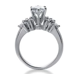 14K White Gold Designer Prong Set Diamond Engagement Ring 0.86ct -Fashion Accessories Shop 14k gold designer diamond engagement ring 086ct p 26465 additional white