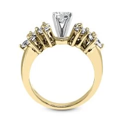 14K White Gold Designer Prong Set Diamond Engagement Ring 0.86ct -Fashion Accessories Shop 14k gold designer diamond engagement ring 086ct p 26465 additional yellow