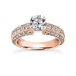 14K White Gold Designer Diamond Engagement Ring 1.31ct -Fashion Accessories Shop 14k gold designer diamond engagement ring 131ct p 26422 rose 20220426