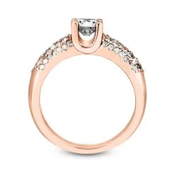 14K White Gold Designer Diamond Engagement Ring 1.33ct -Fashion Accessories Shop 14k gold designer diamond engagement ring 133ct p 26467 additional rose
