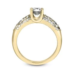 14K White Gold Designer Diamond Engagement Ring 1.33ct -Fashion Accessories Shop 14k gold designer diamond engagement ring 133ct p 26467 additional yellow