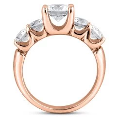 14K White Gold Designer Diamond Engagement Ring 1.85ct 4.20mm -Fashion Accessories Shop 14k gold designer diamond engagement ring 185ct p 26281 additional rose