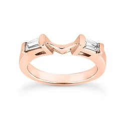 14K White Gold Baguette Diamond Engagement Ring Band 0.20ct -Fashion Accessories Shop 14k gold designer diamond engagement ring band 020ct p 23282 rose 20220426