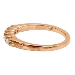 14K White Gold Designer Prong Set Diamond Engagement Ring Band 0.25ct -Fashion Accessories Shop 14k gold designer diamond engagement ring band 025ct p 26215 backro