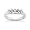 14K White Gold 5 Stone Diamond Engagement Ring Band 0.30ct -Fashion Accessories Shop 14k gold designer diamond engagement ring band 030ct p 26331 white 20220426
