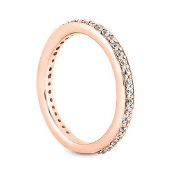 14K White Gold Prong Set Diamond Engagement Ring Band 0.37ct -Fashion Accessories Shop 14k gold designer diamond engagement ring band 037ct p 26275 back rose 20220426